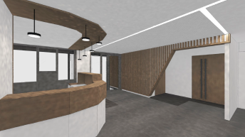 Rénovation de l'accueil du siège de la CCG