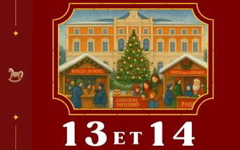 Affiche marché de noël