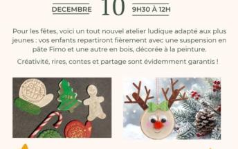 Atelier pour les enfants : Spécial suspensions de Noël_Feigères
