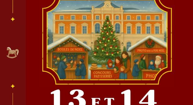 Affiche marché de noël