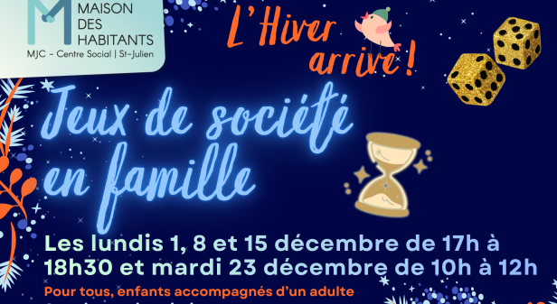 Jeux de société en famille - L'Hiver arrive !_Saint-Julien-en-Genevois