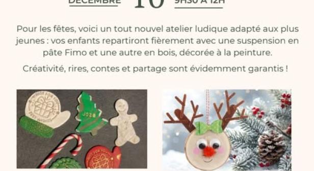 Atelier pour les enfants : Spécial suspensions de Noël_Feigères