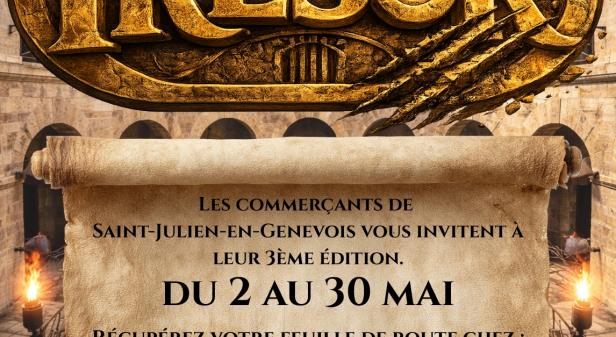 Affiche chasse au trésor