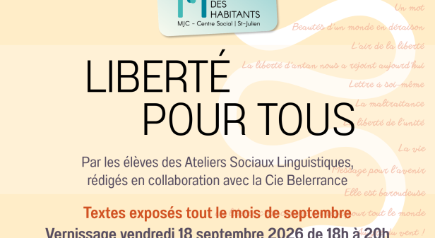 Liberté Pour Tous - Exposition de textes_Saint-Julien-en-Genevois