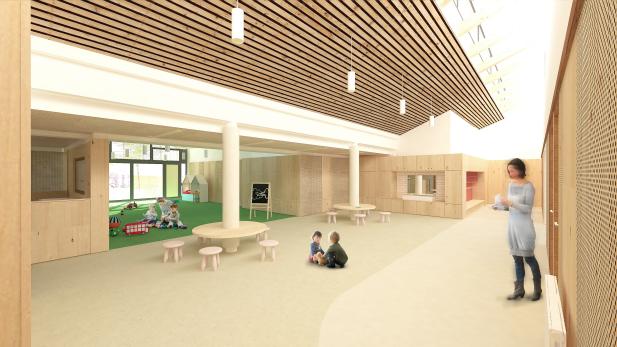 Construction d'une crèche publique à Archamps